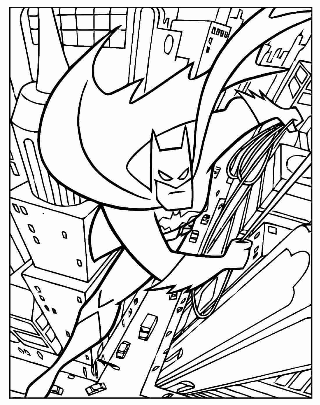 Desenho de Batman para imprimir