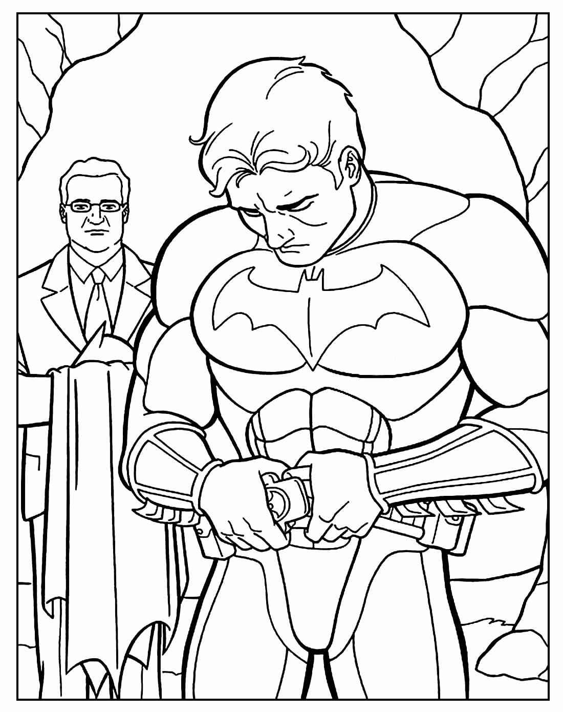 Desenho de Batman para imprimir
