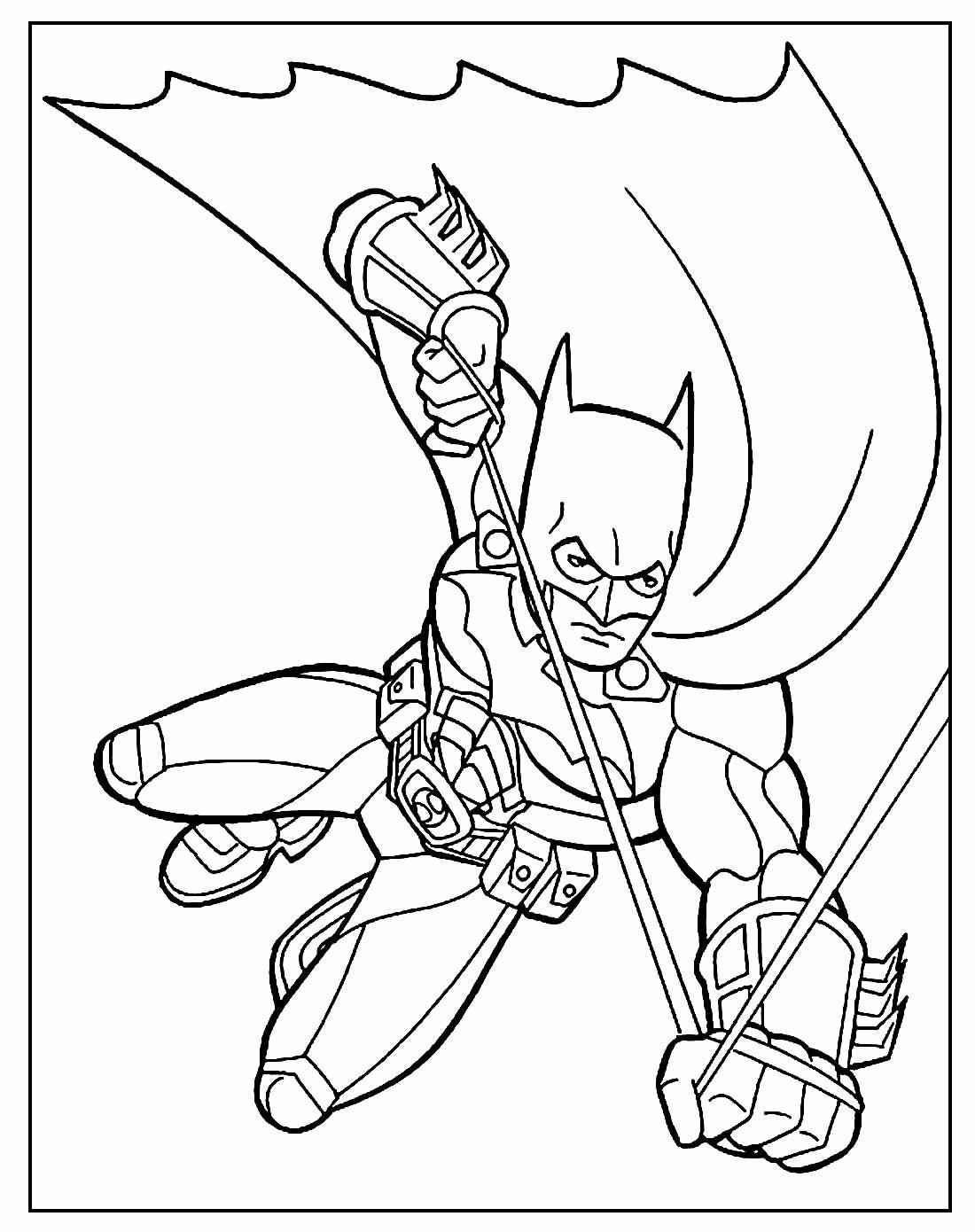 Desenho de Batman para imprimir
