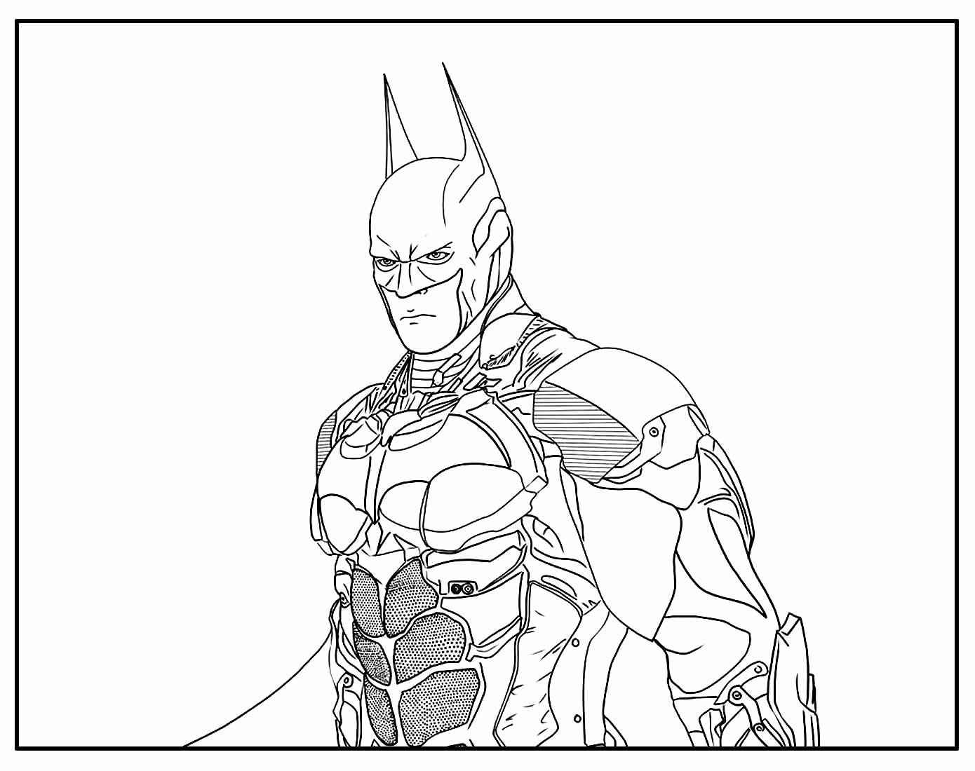 Desenho de Batman para imprimir