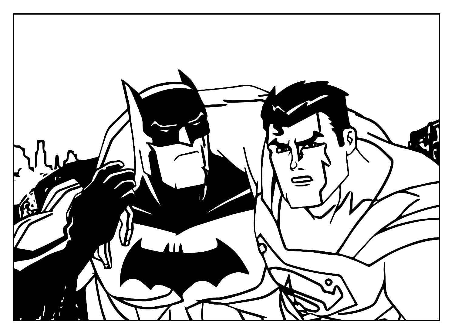 Desenho de Batman para imprimir