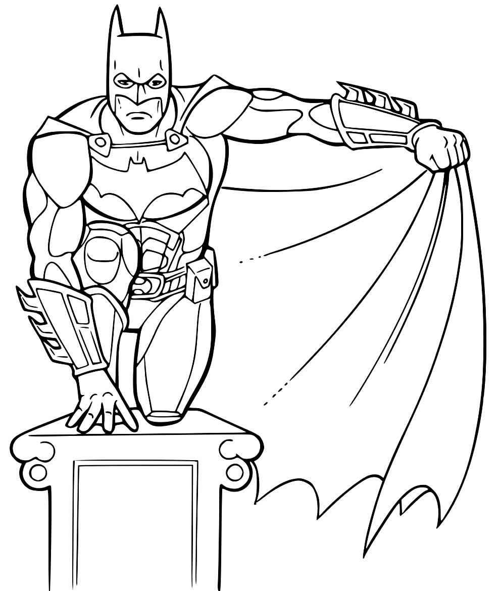 Desenho de Batman para imprimir