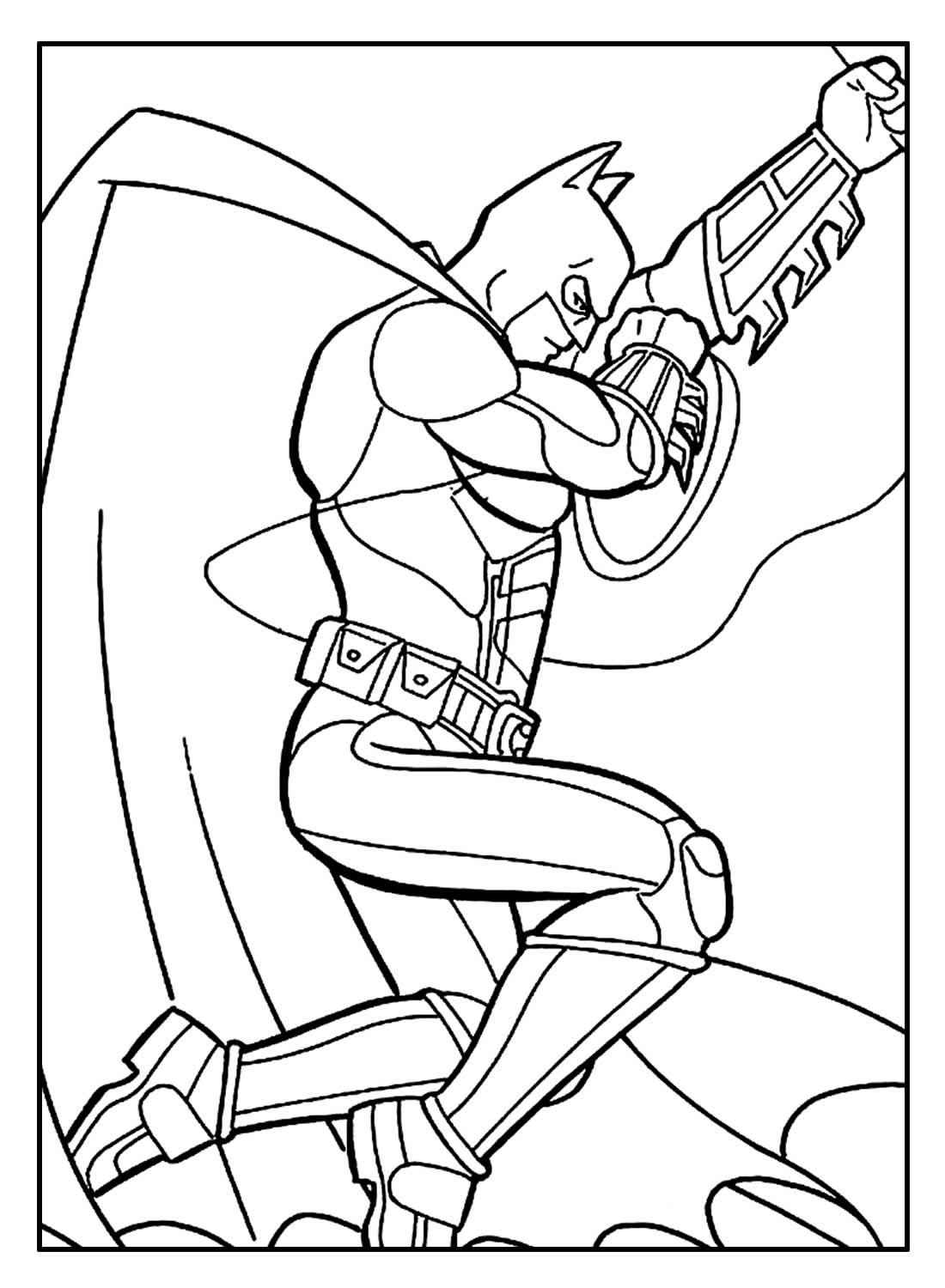 Desenho de Batman para imprimir