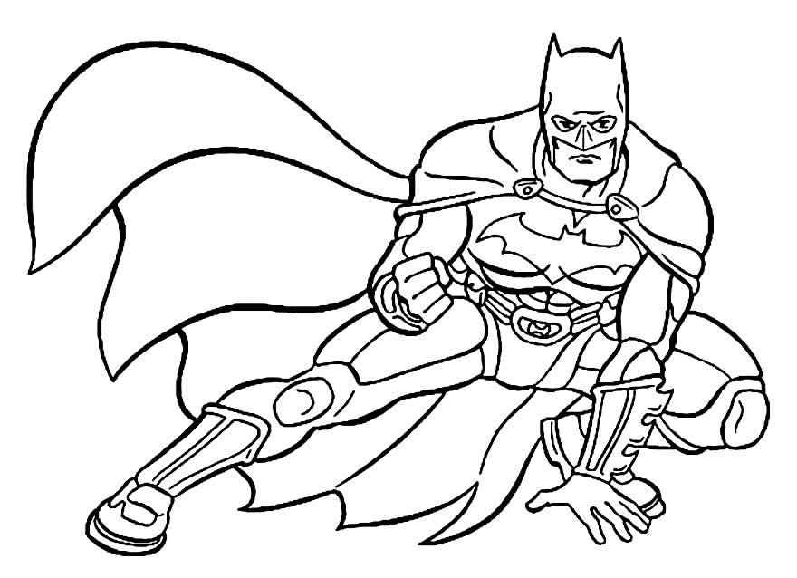 Desenho de Batman para imprimir