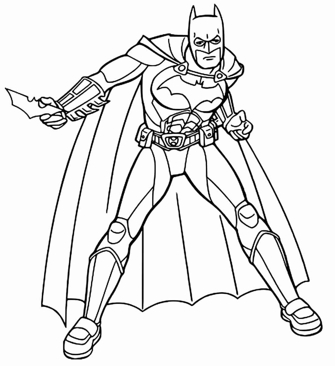 Desenho de Batman para imprimir