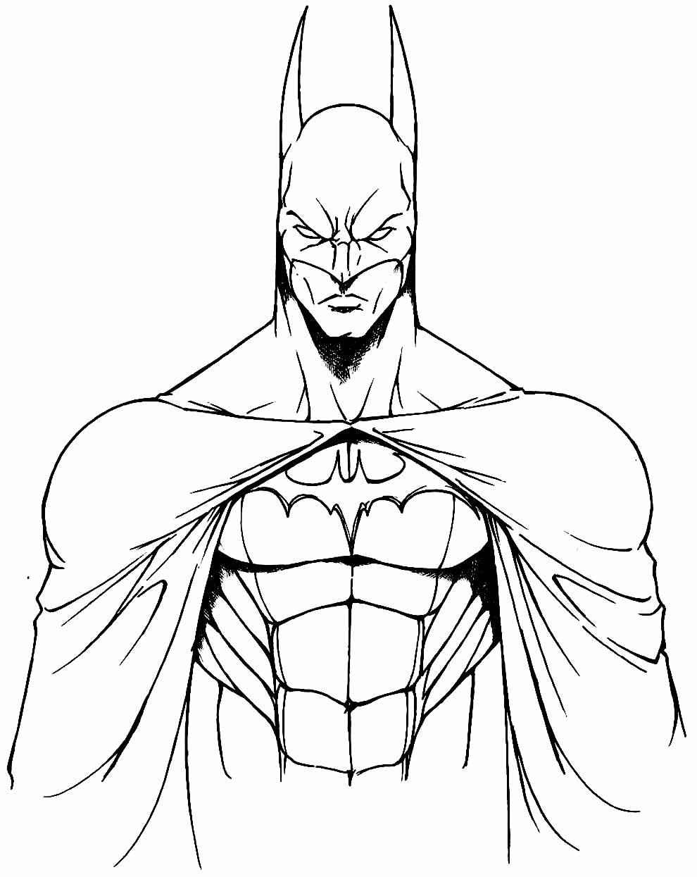 Desenho de Batman para imprimir