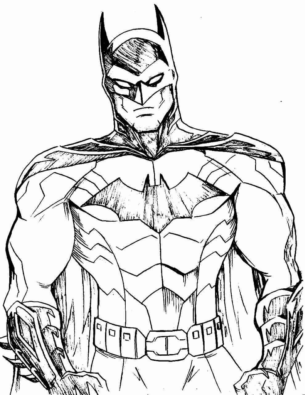 Desenho de Batman para imprimir