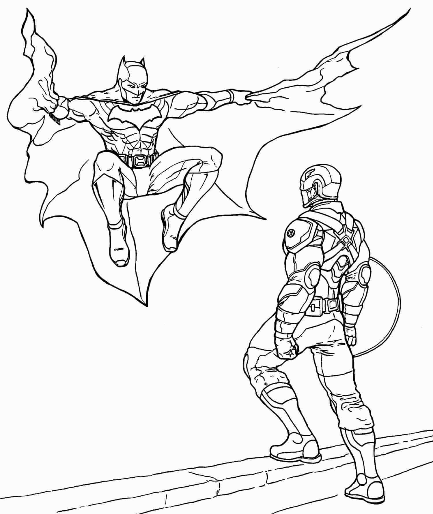 Desenho de Batman para imprimir