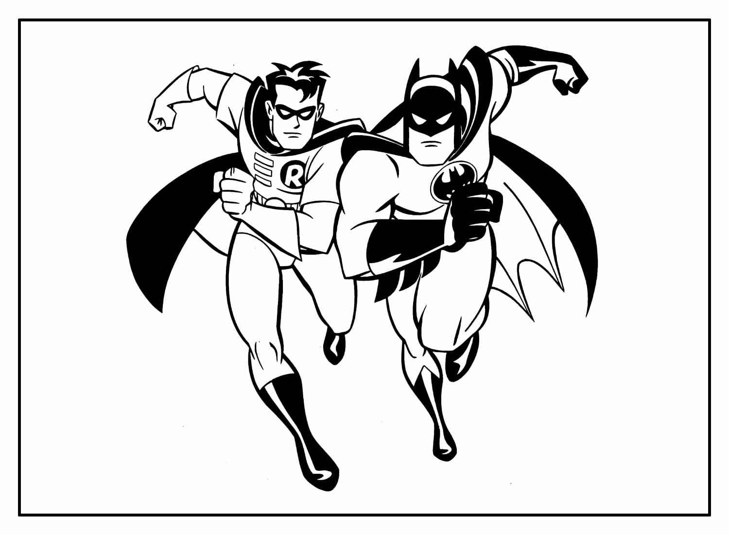 Desenho de Batman para imprimir