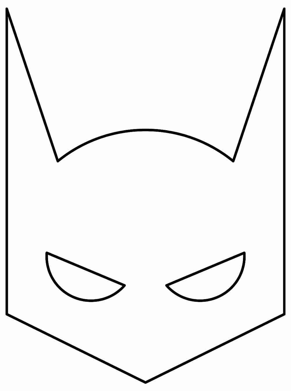 Desenho de Batman para imprimir