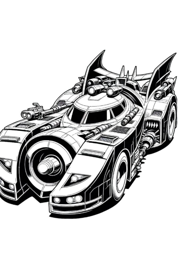Desenho de Batman para imprimir