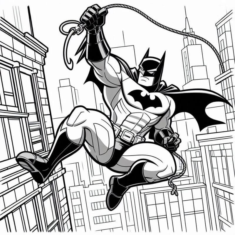 Desenho de Batman para imprimir