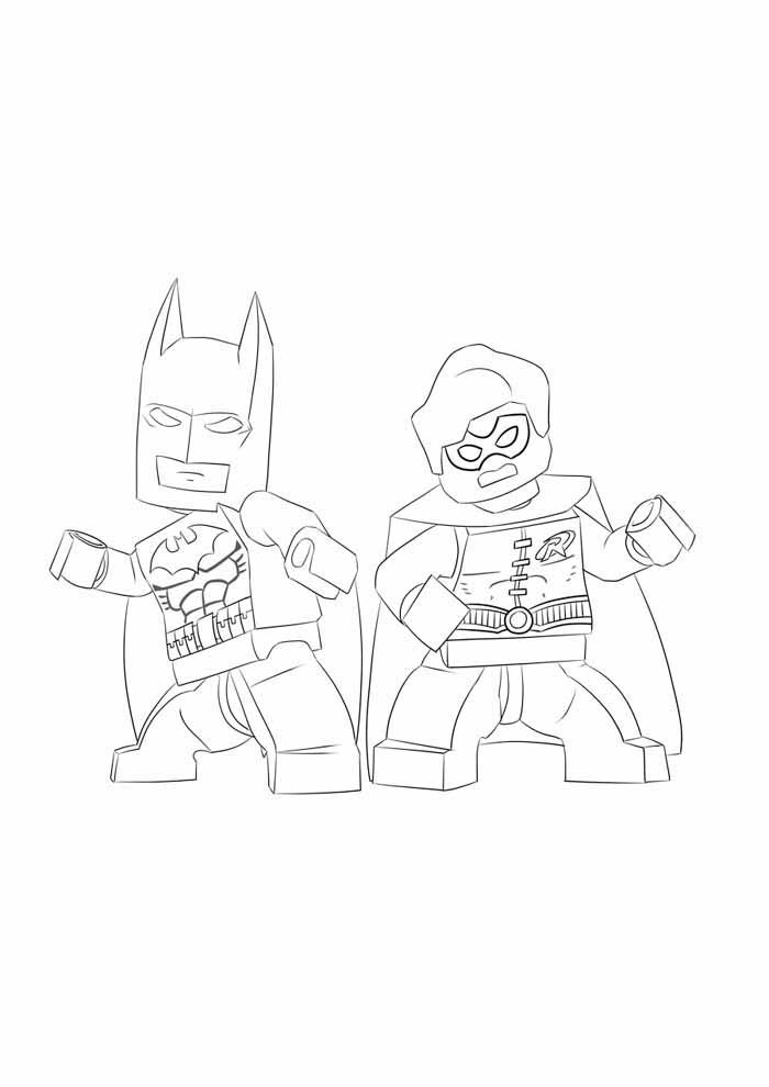 Desenho de Batman para imprimir