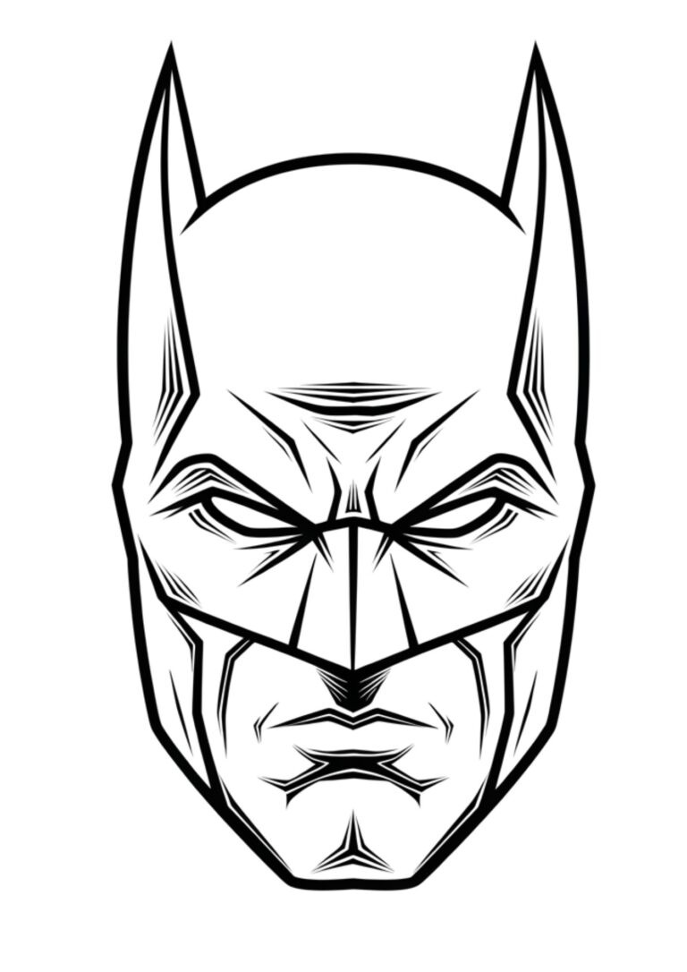 Desenho de Batman para imprimir