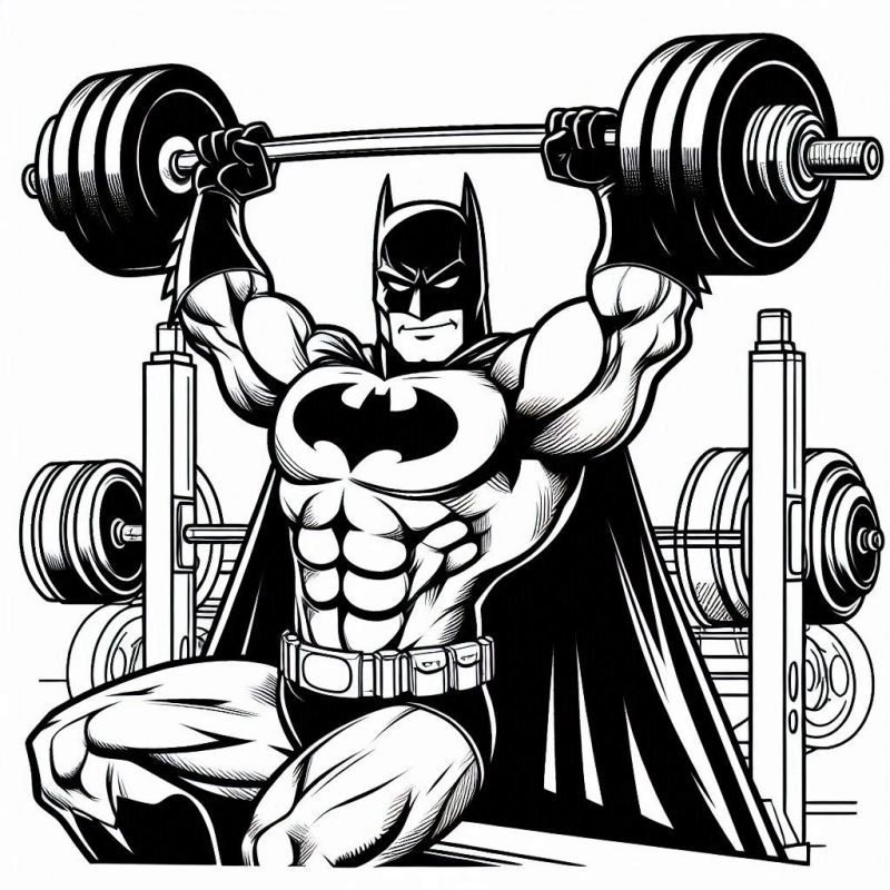 Desenho de Batman para imprimir