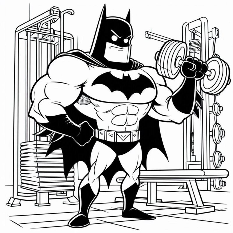 Desenho de Batman para imprimir