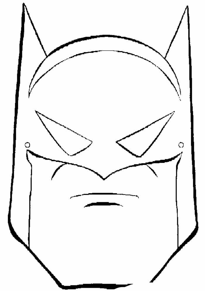 Desenho de Batman para imprimir