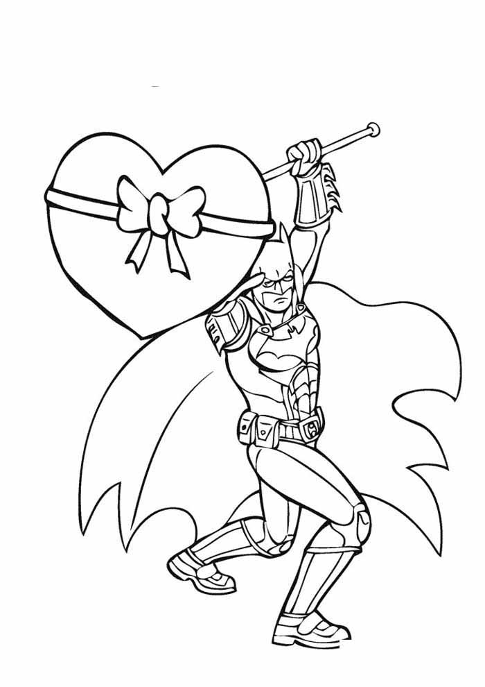 Desenho de Batman para imprimir