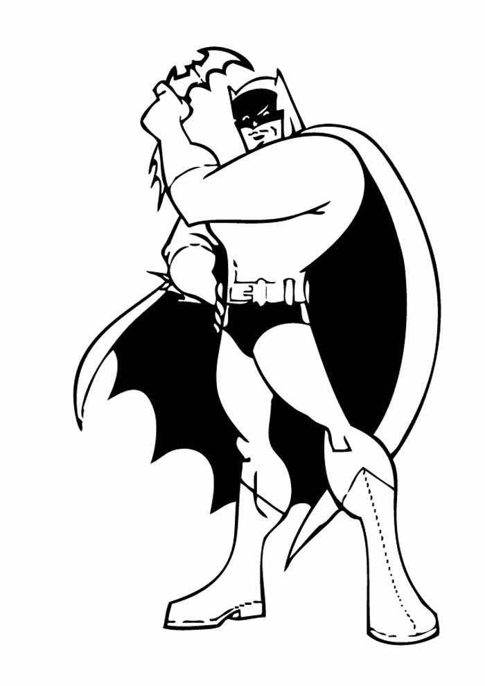 Desenho de Batman para imprimir