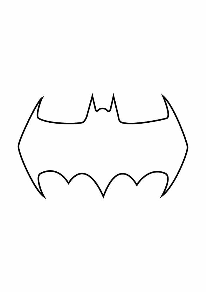 Desenho de Batman para imprimir