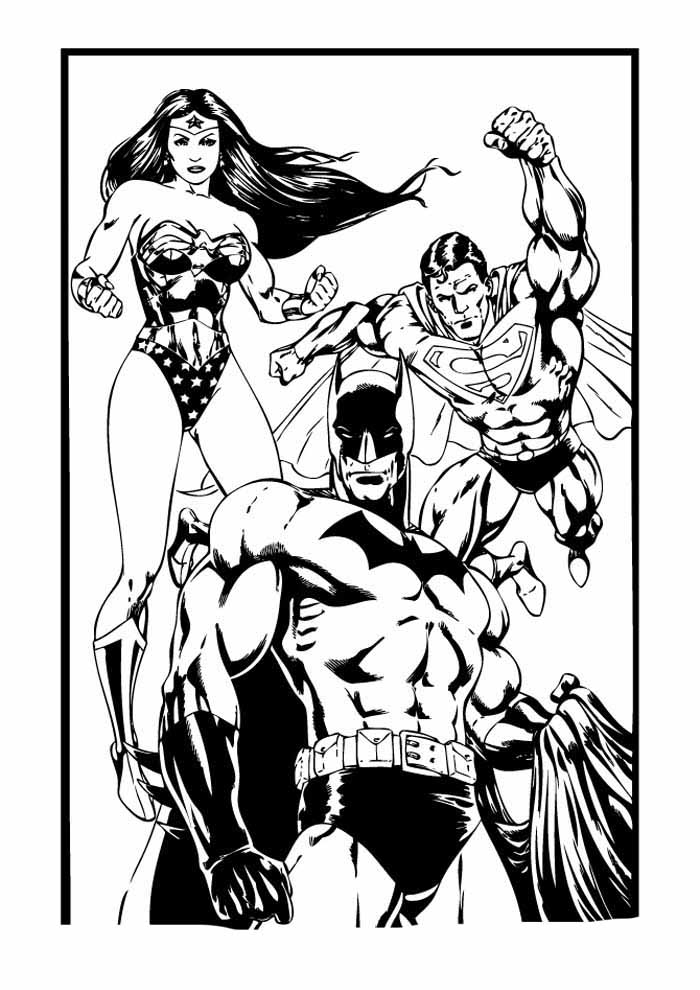 Desenho de Batman para imprimir