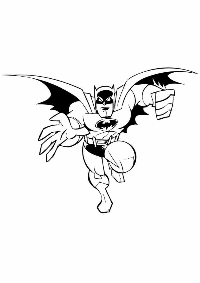 Desenho de Batman para imprimir