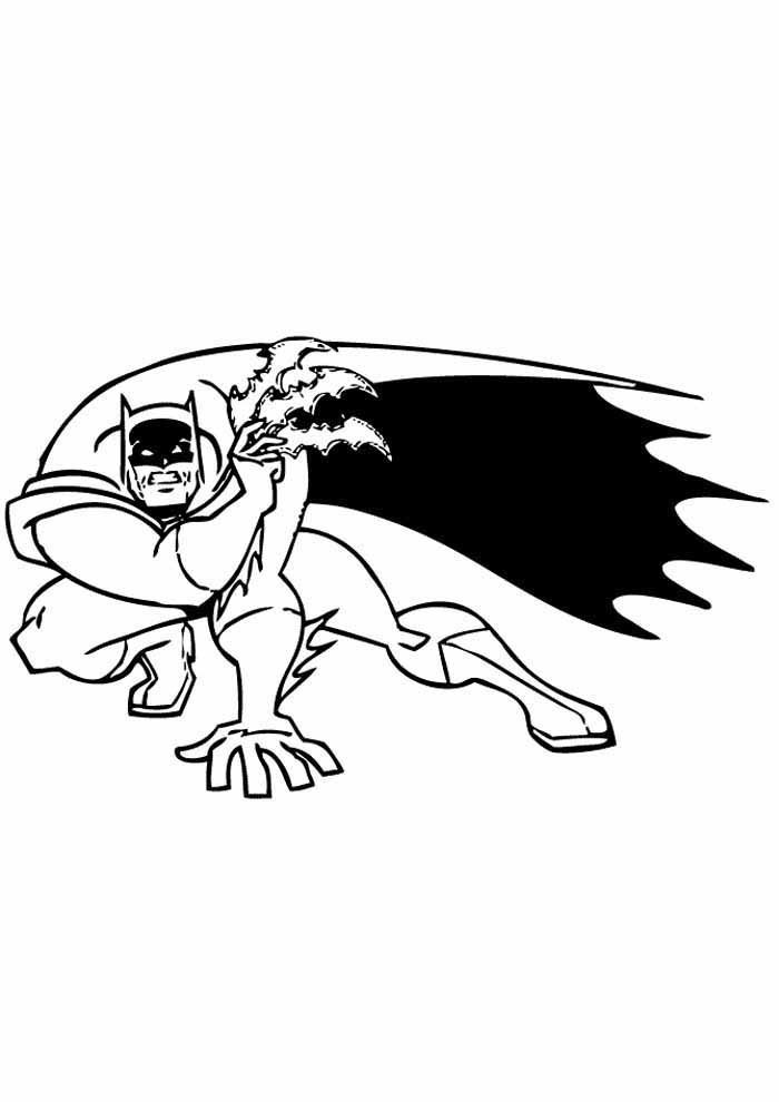 Desenho de Batman para imprimir