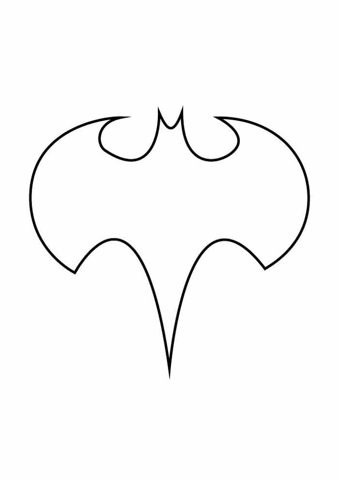 Desenho de Batman para imprimir