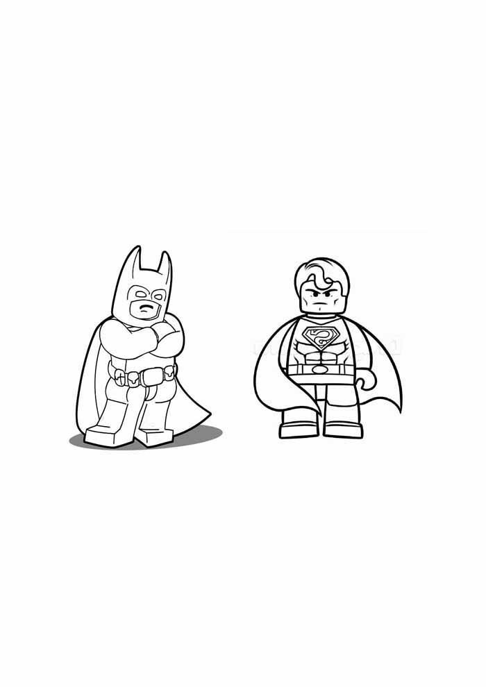 Desenho de Batman para imprimir
