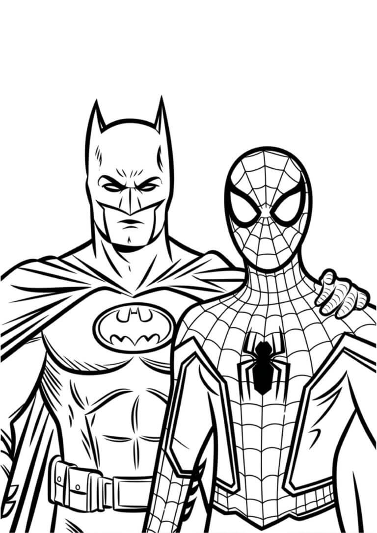 Desenho de Batman para imprimir