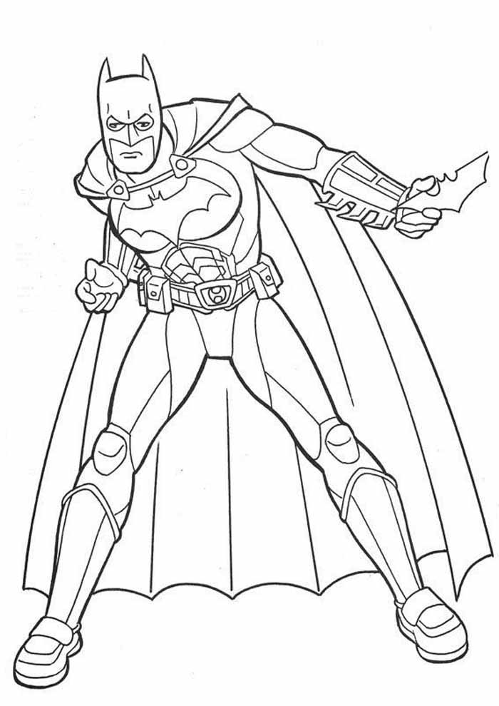 Desenho de Batman para imprimir