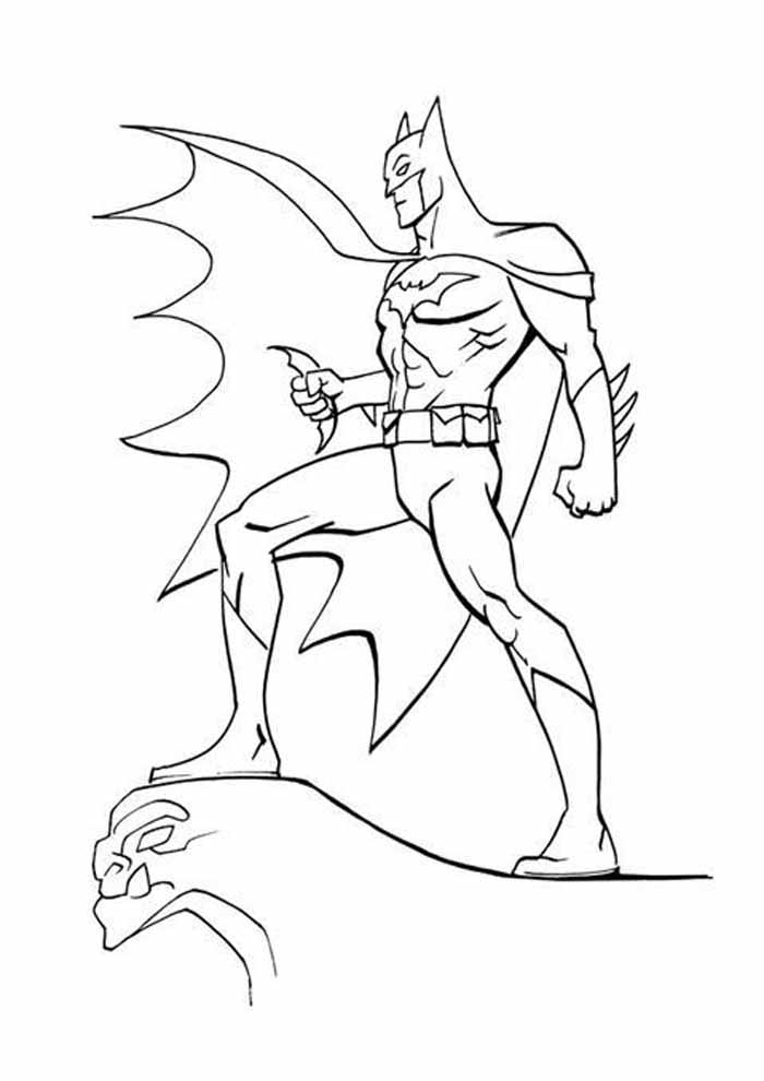 Desenho de Batman para imprimir