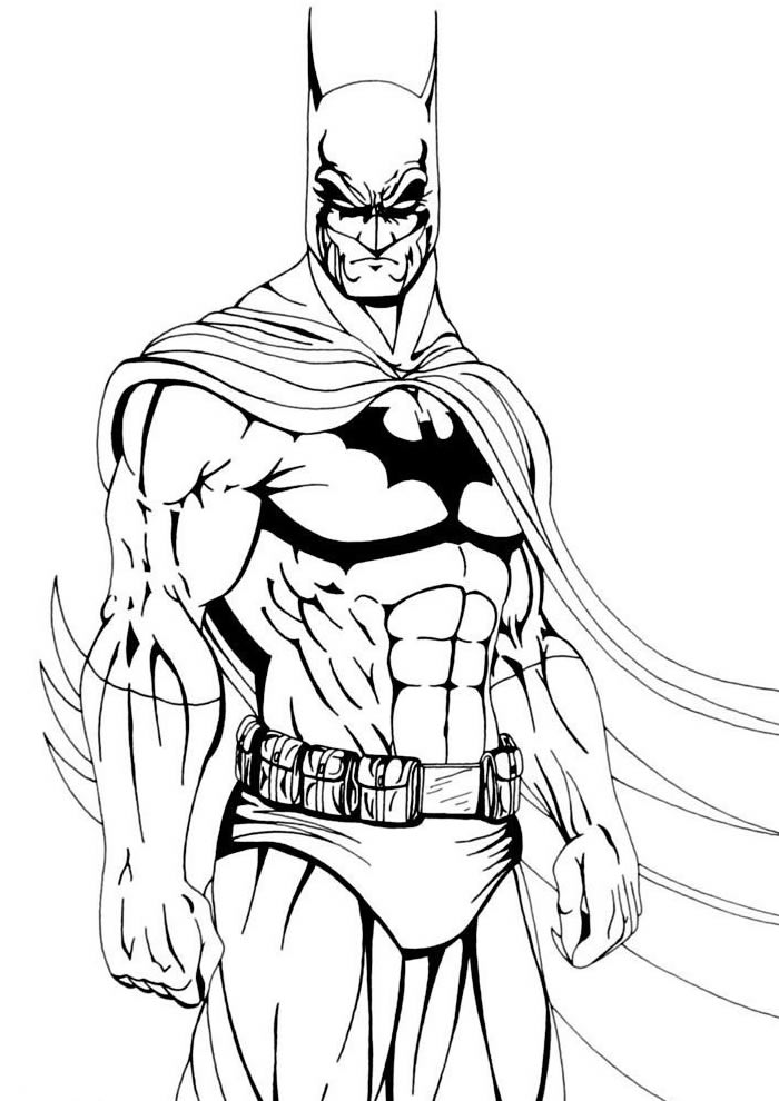 Desenho de Batman para imprimir