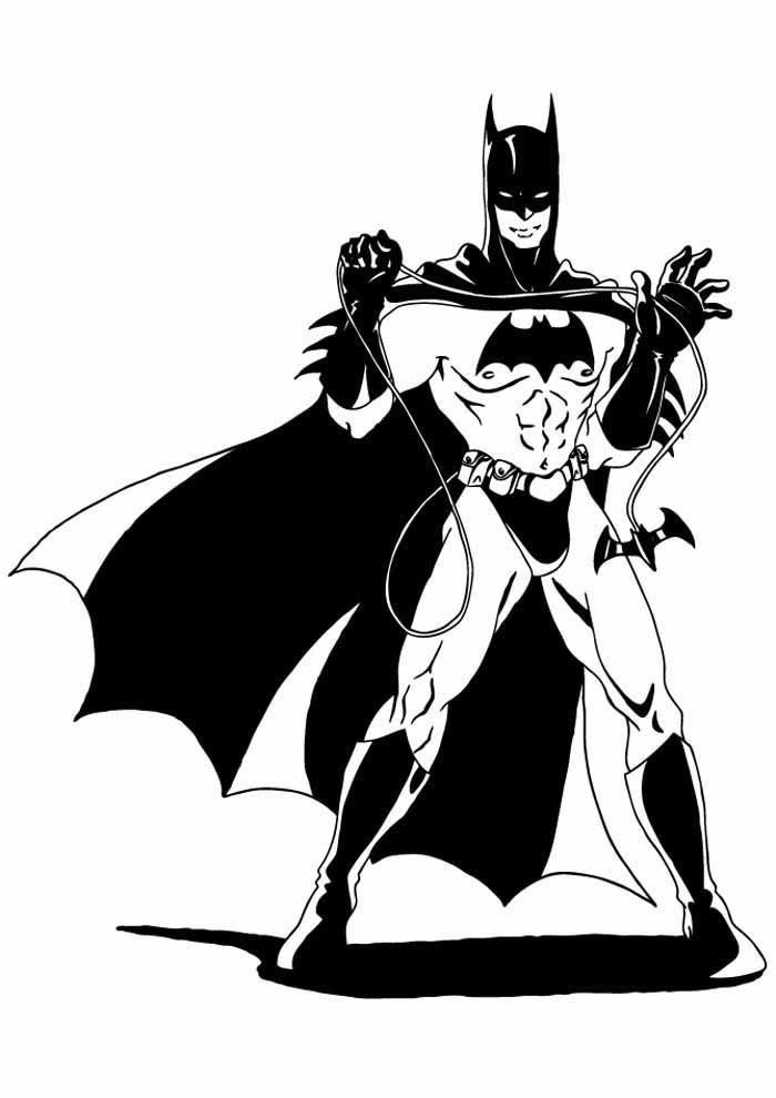 Desenho de Batman para imprimir