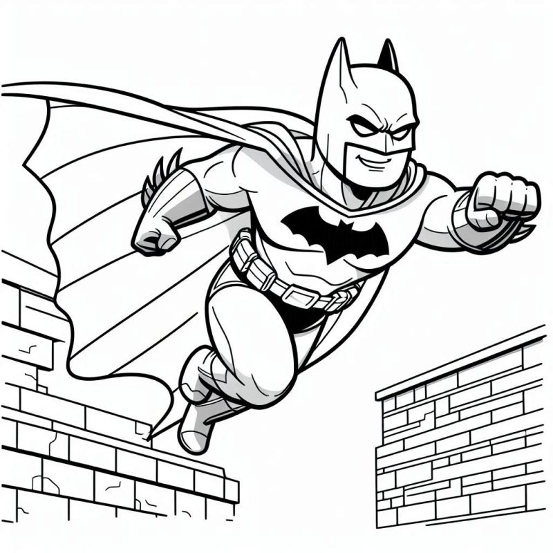 Desenho de Batman para imprimir