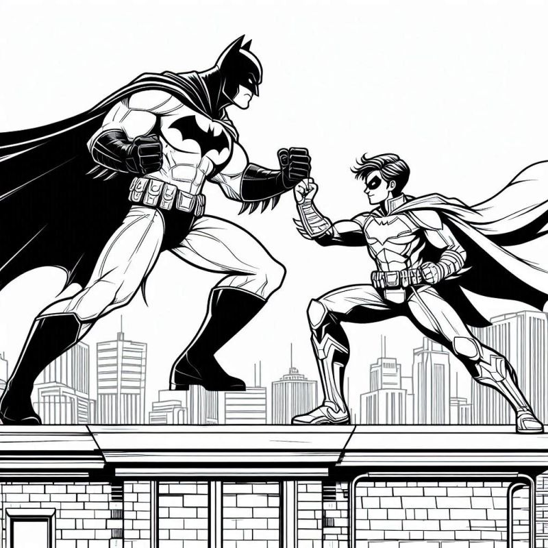 Desenho de Batman para imprimir