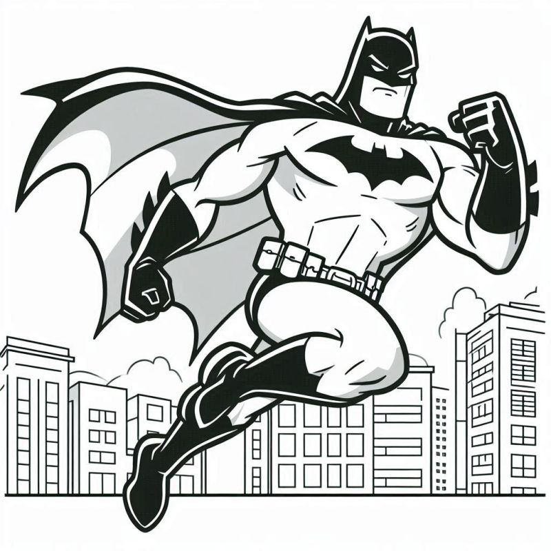 Desenho de Batman para imprimir