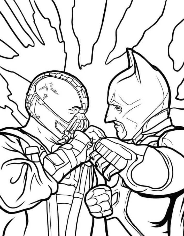 Desenho de Batman para imprimir