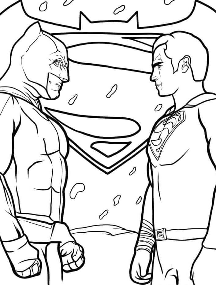 Desenho de Batman para imprimir