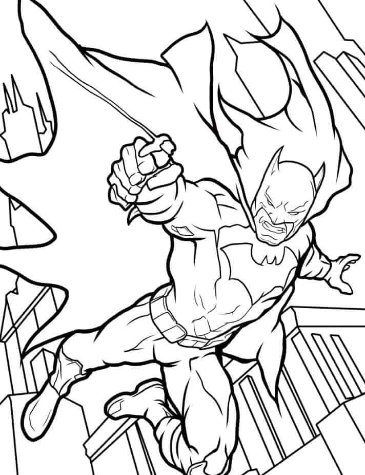 Desenho de Batman para imprimir