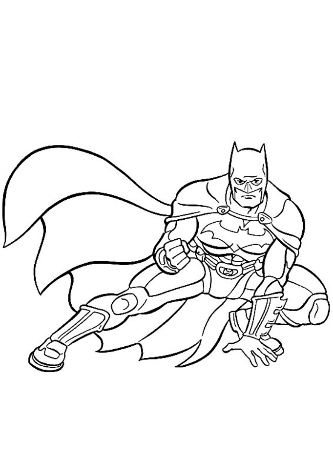 Desenho de Batman para imprimir