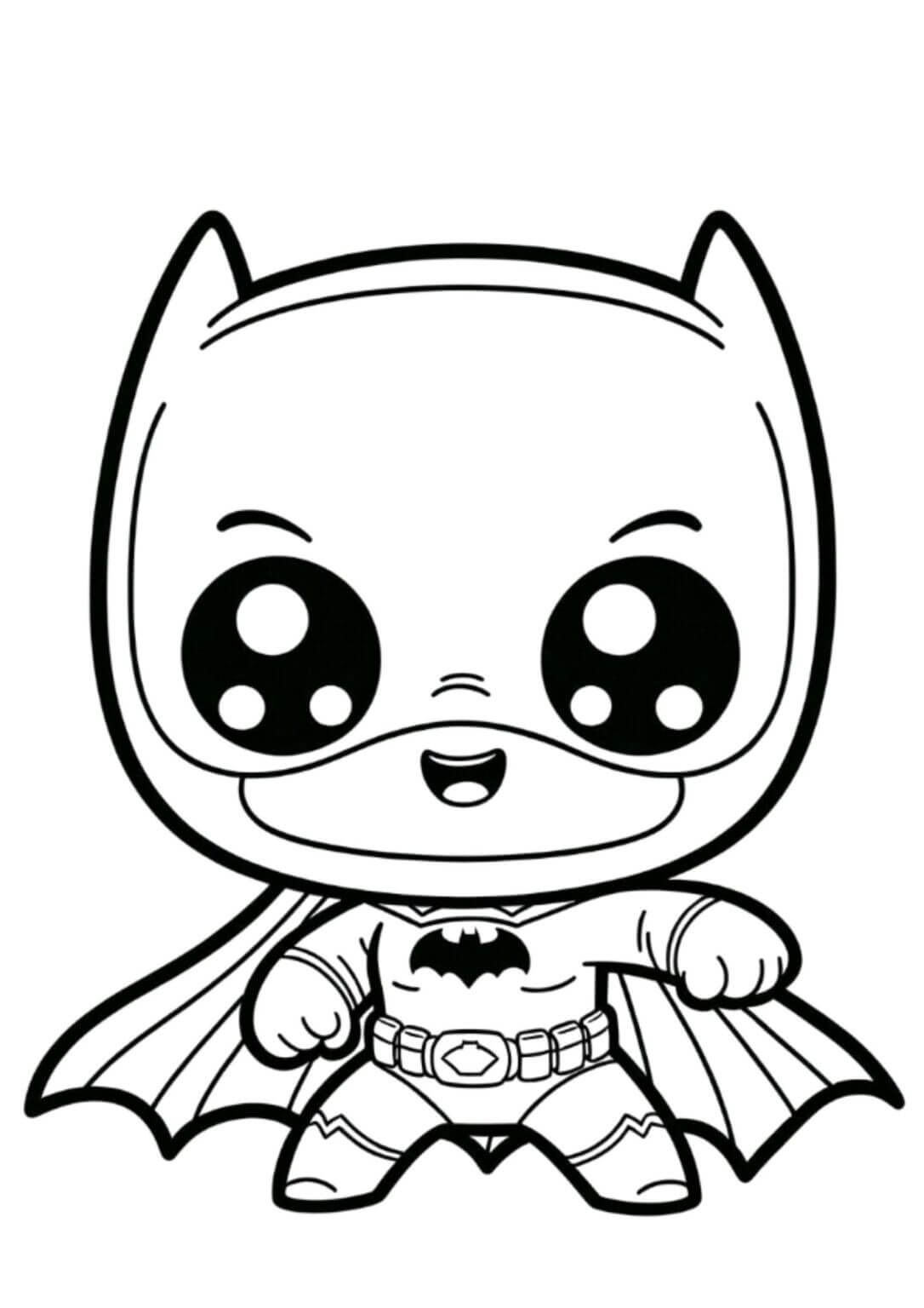 Desenho de Batman para imprimir