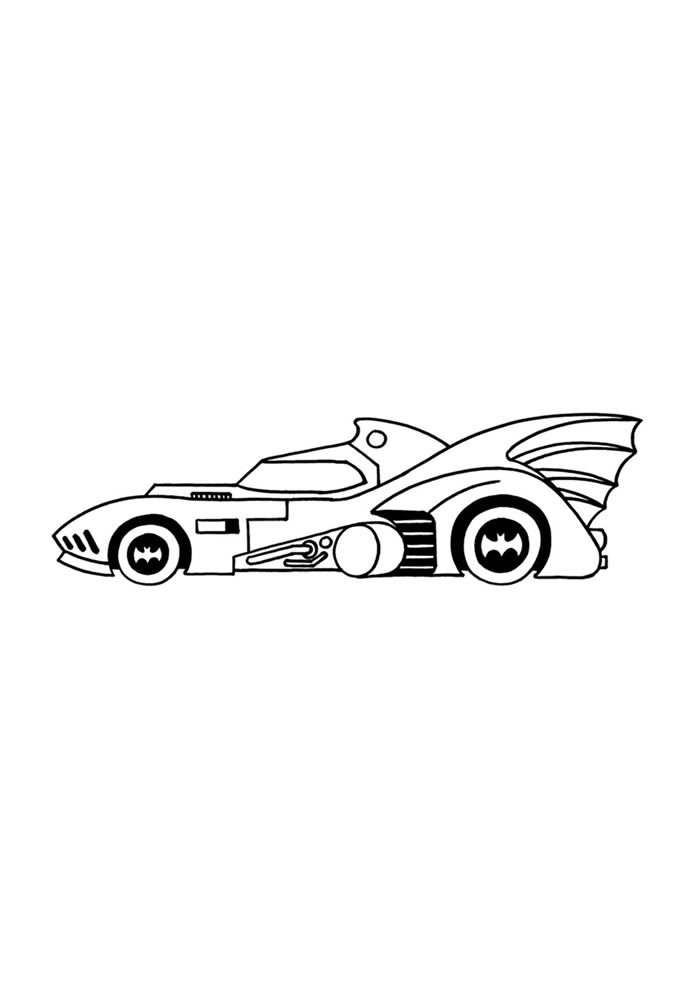 Desenho de Batman para imprimir