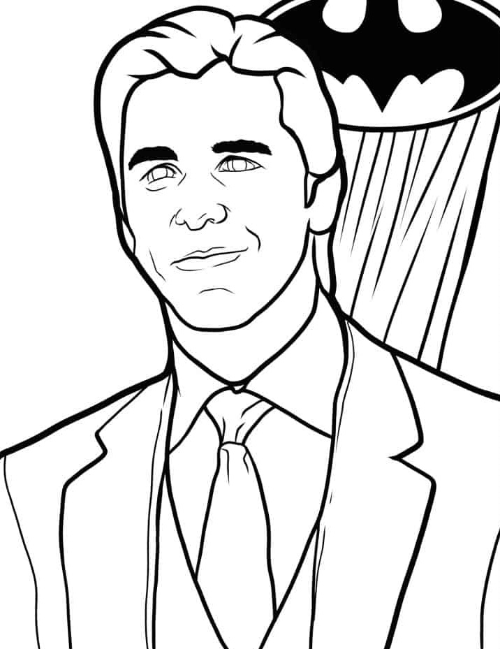 Desenho de Batman para imprimir