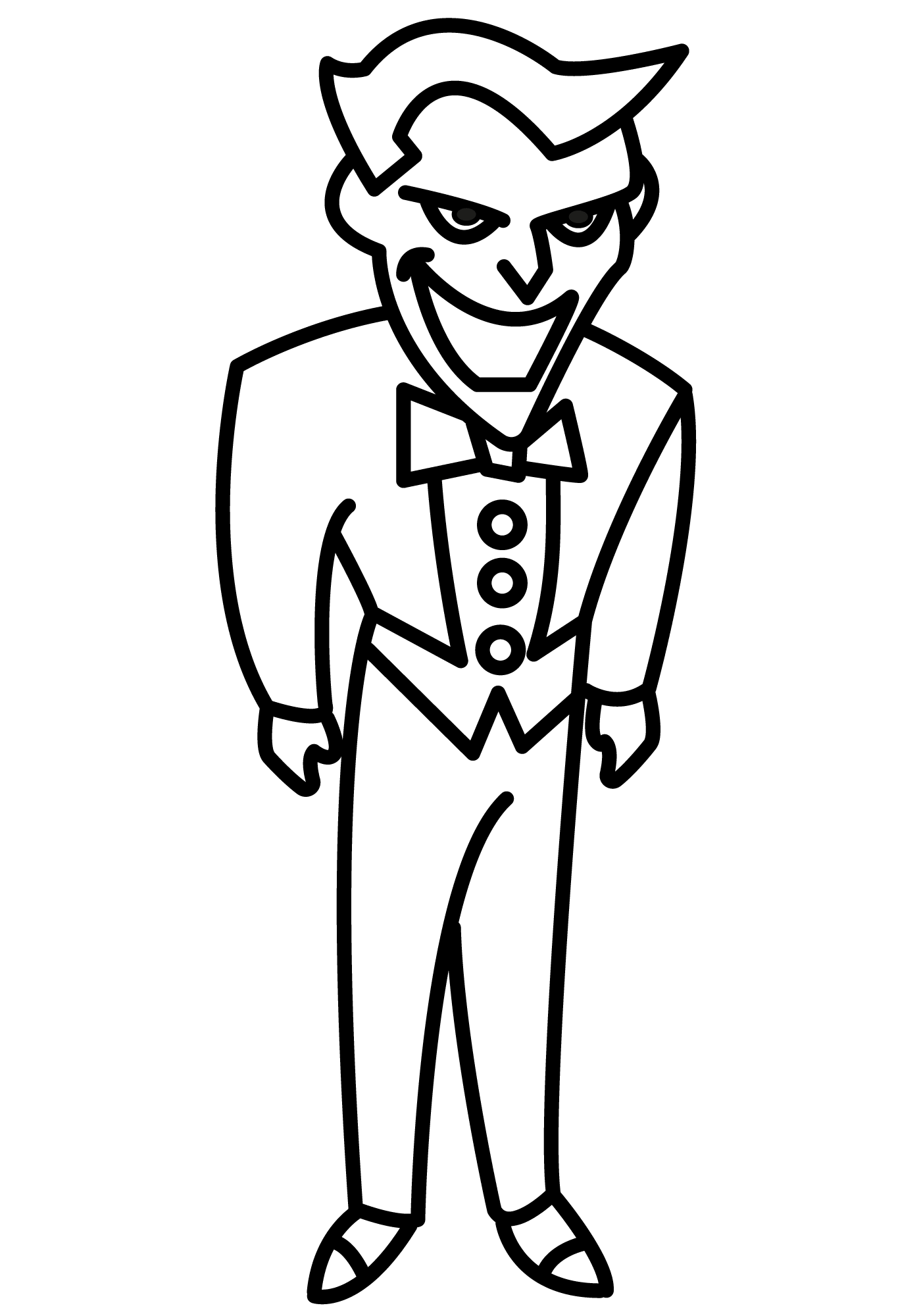 Desenho de Batman para imprimir