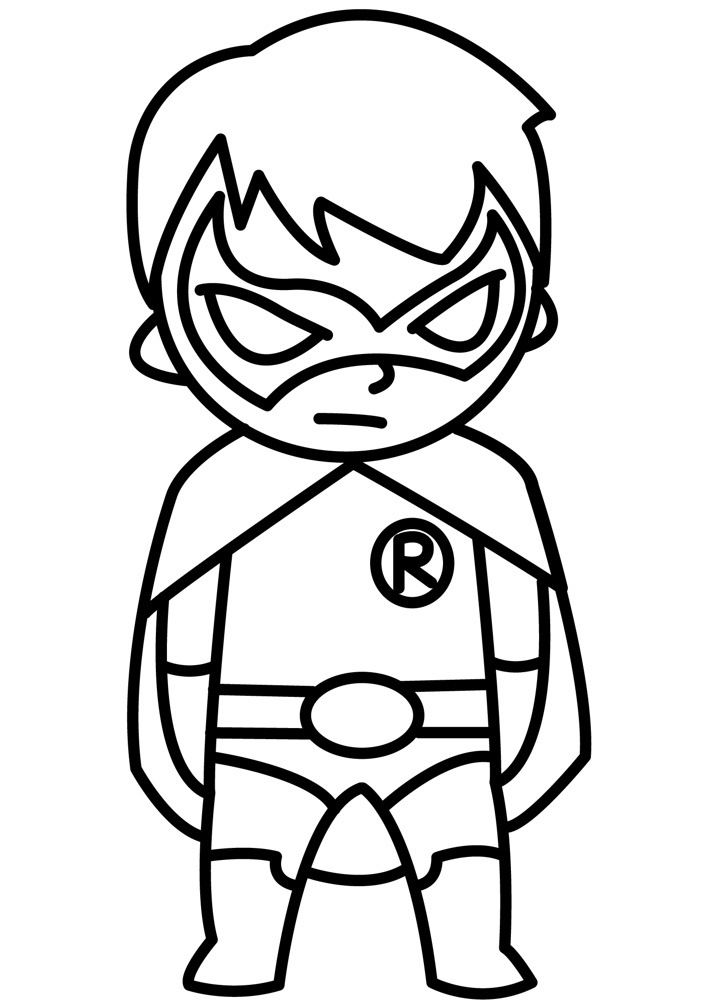 Desenho de Batman para imprimir
