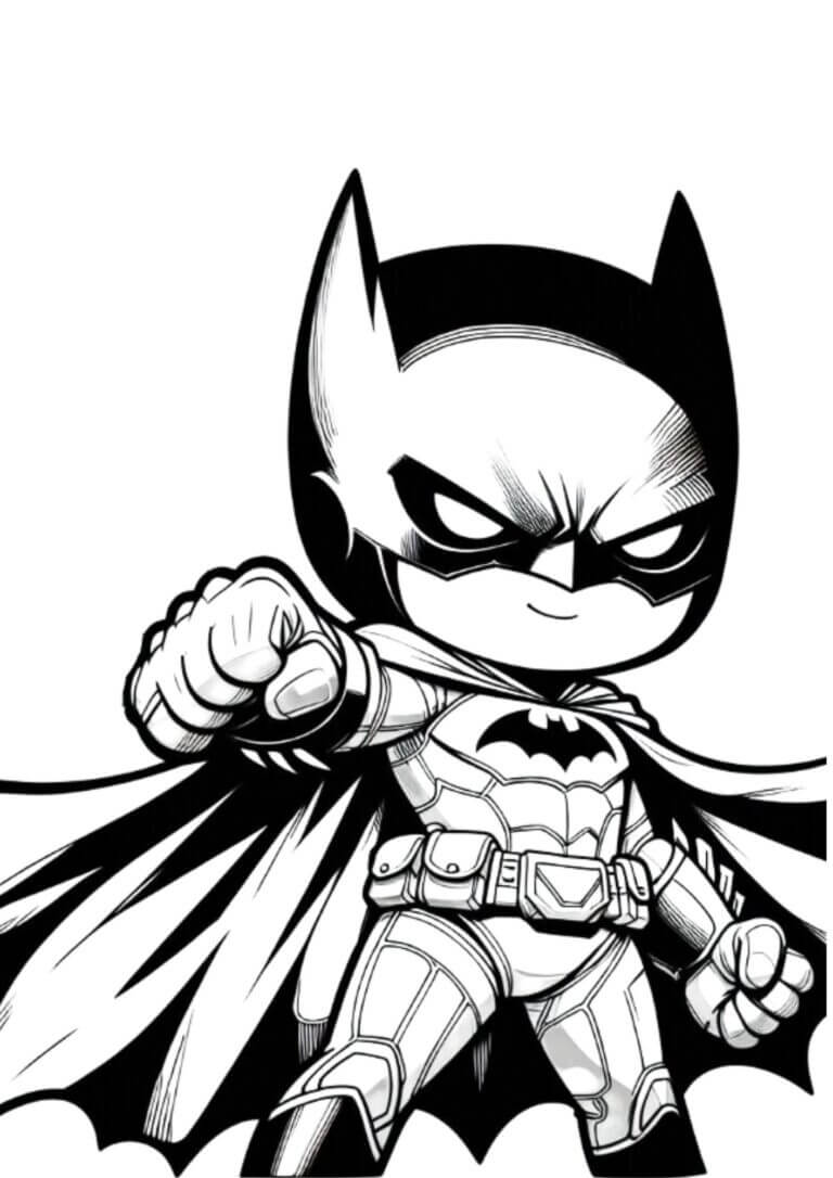 Desenho de Batman para imprimir