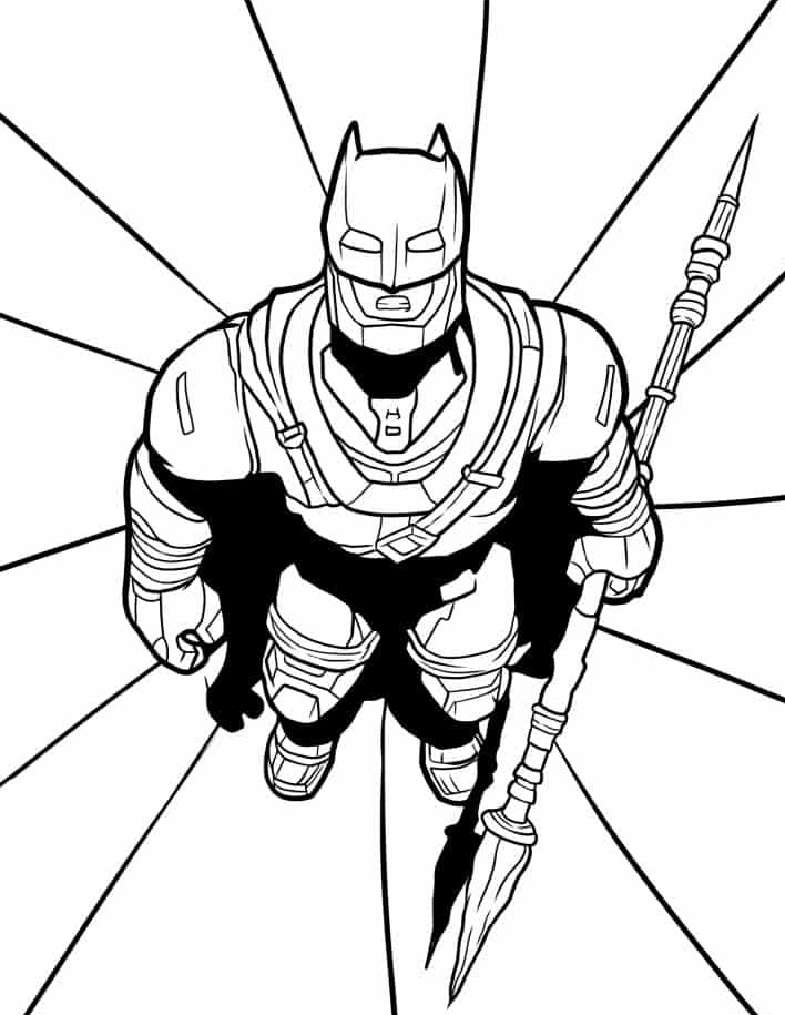 Desenho de Batman para imprimir