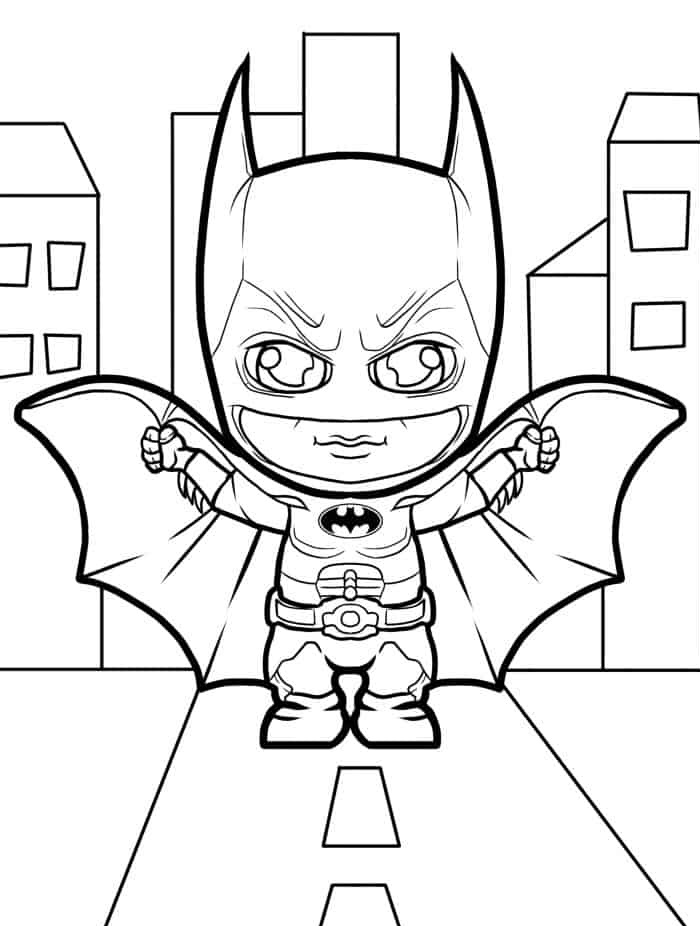 Desenho de Batman para imprimir