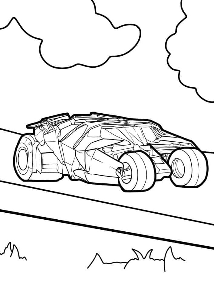 Desenho de Batman para imprimir